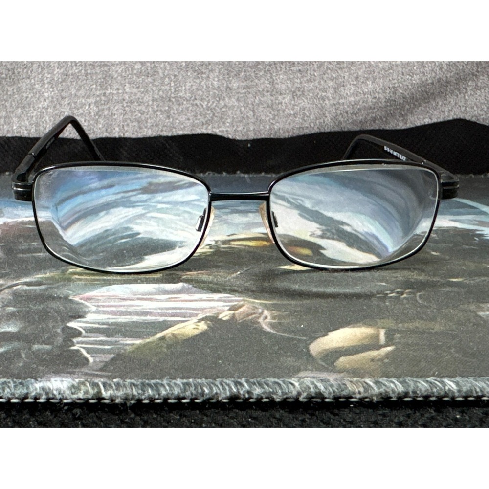 Modern Gravity Men's Rectangular Eyeglasses Metal Frame Only